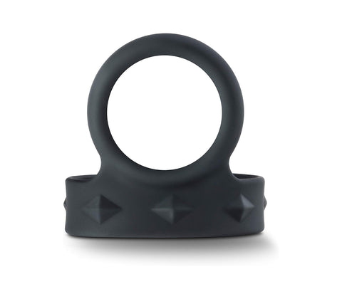 Love In Leather Adjustable Silicone Cock Rings - Stretchy Cock Rings