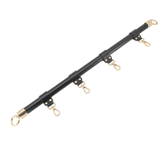 Love In Leather Faux Leather BDSM Bar Shackle - Spreaders and Hangers