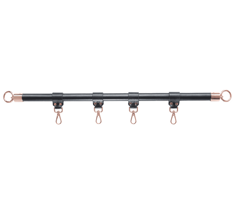 Love In Leather Faux Leather BDSM Bar Shackle - Spreaders and Hangers