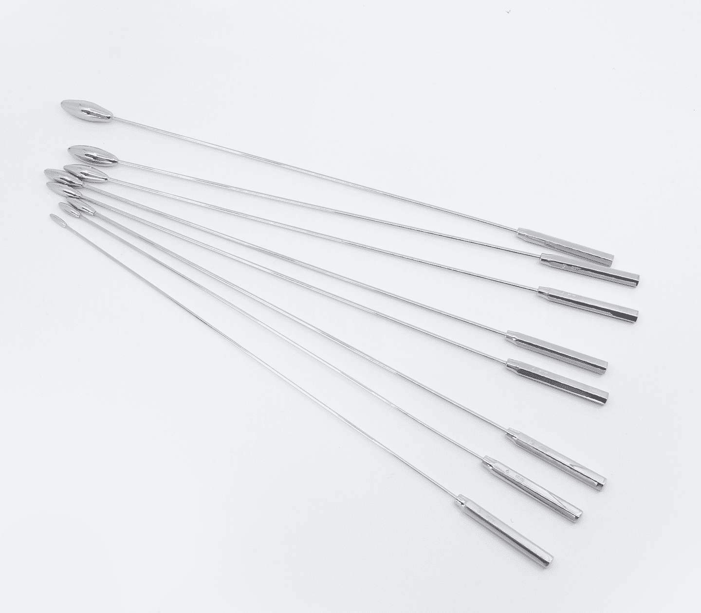 Love In Leather 8 Piece Rosebud Dilator Sounding Kit - - Urethral Sounds