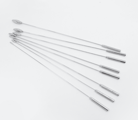 Love In Leather 8 Piece Rosebud Dilator Sounding Kit - Urethral Sounds