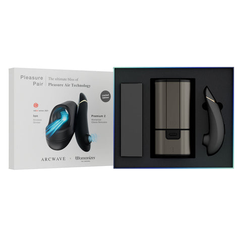 Pleasure Pair Arcwave Ion & Womanizer Premium 2 Stroker - Masturbators and Strokers