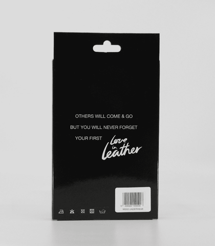 Love In Leather Mens Wet Look Jock Strap Underwear - His Fetish