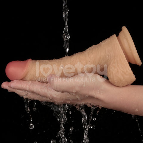 Lovetoy 8.5 Inch Power Basics Vibrating Dildo