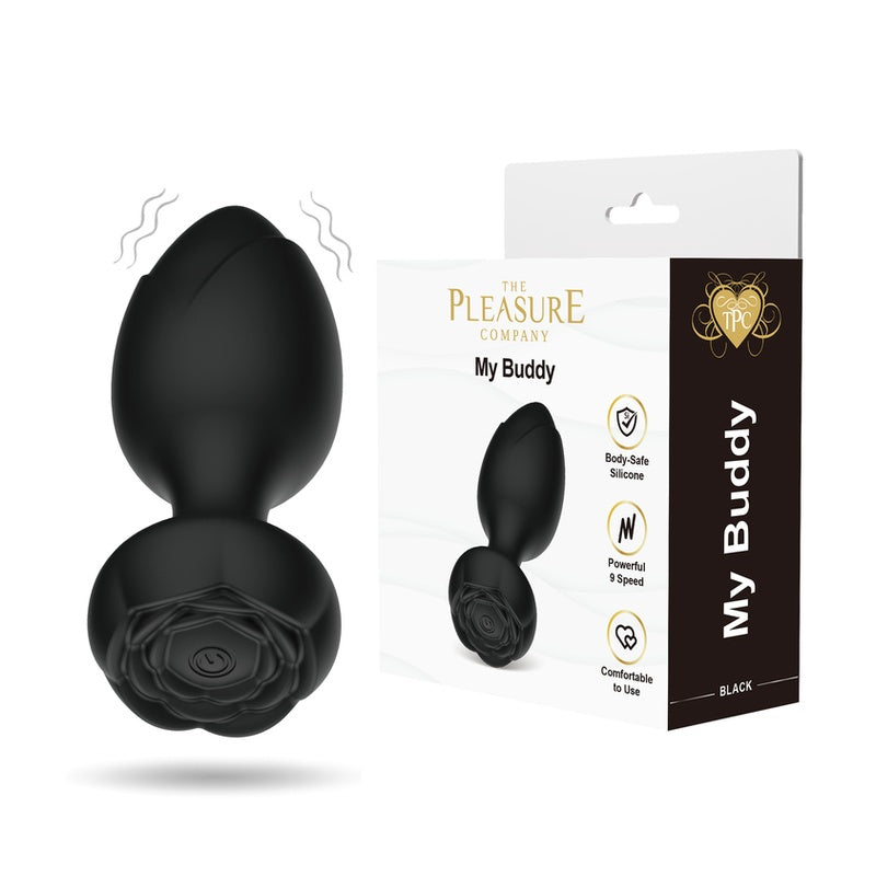 Full Circle My Buddy 9 Functions Vibrating Butt Plug - - Butt Plugs