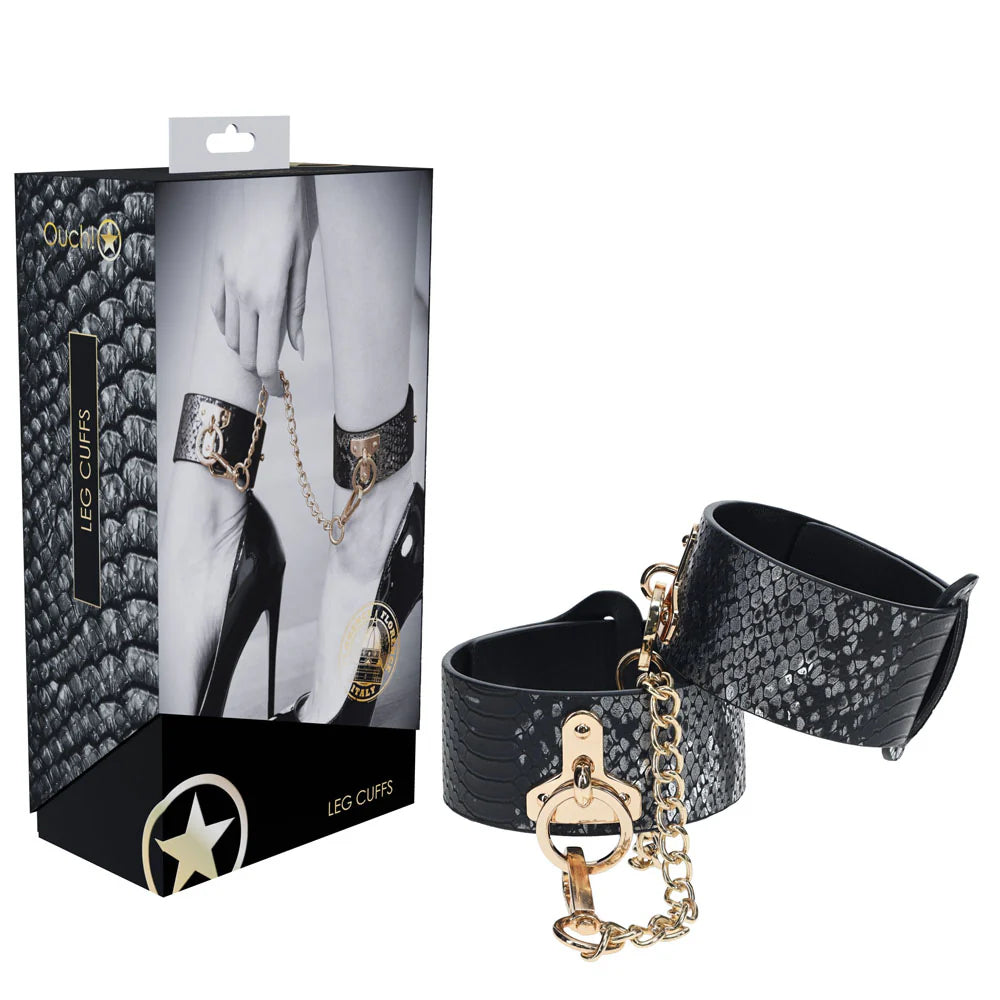 OUCH! FLORENCE BDSM Play Leg Cuffs - - Collars And Cuffs