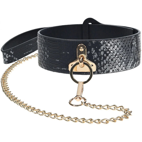OUCH! FLORENCE BDSM Collar with Leash - Bondage Kits