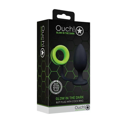 Illuminate your intimate moments with a glow-in-the-dark butt plug that enhances sensations. - Butt Plugs