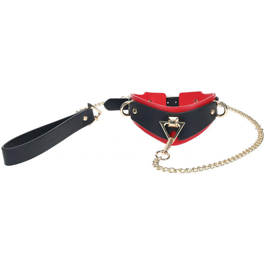 Luxurious Leather Fetish Collar & Leash for Thrilling Adventures - Bondage Kits