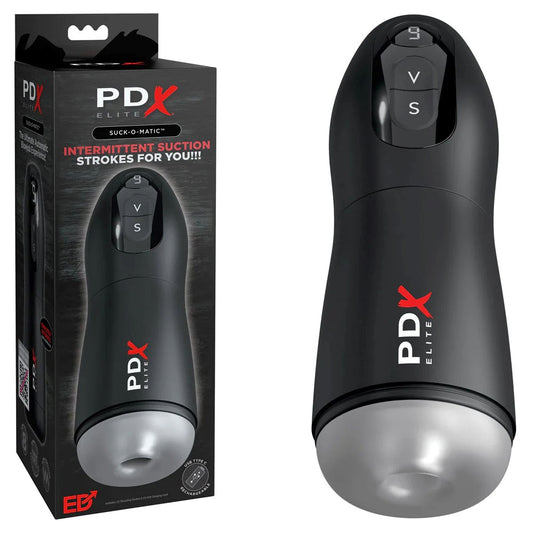 PDX Elite Suck-O-Matic Vibrating Male Masturbator - Realistic Butts And Vaginas