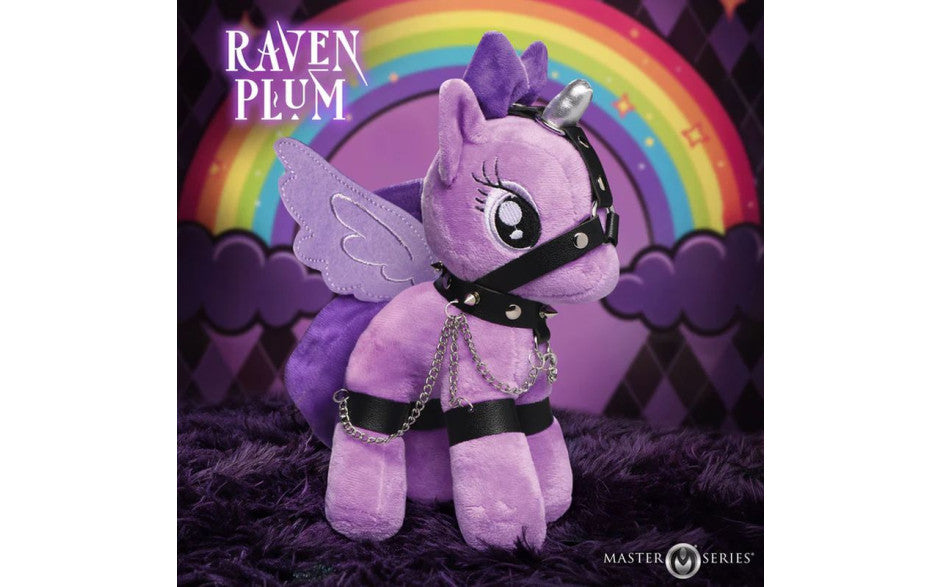 XR Brands Raven Plum Bondage Play Sex Pony - Party Gifts and Novelties