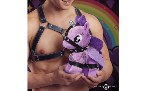 XR Brands Raven Plum Bondage Play Sex Pony - Party Gifts and Novelties