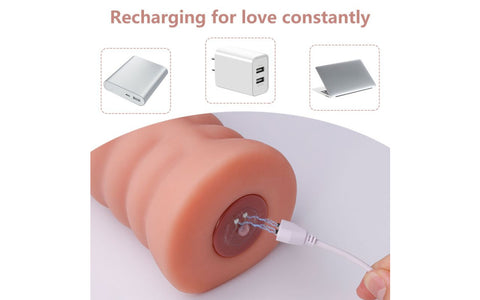 Xise Ramar Realistic Vibrating Anal Vaginal Masturbator - Masturbators and Strokers