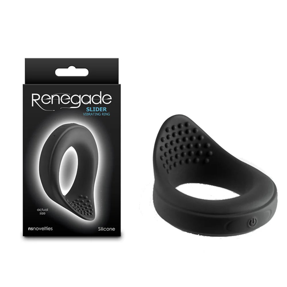 Renegade Slider Vibrating Cock Ring - - Cock Rings