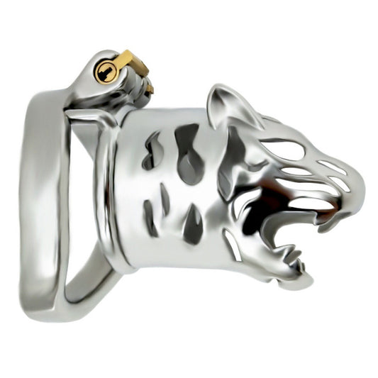 Ridem Tiger Silver Cock Cage - Male Chastity