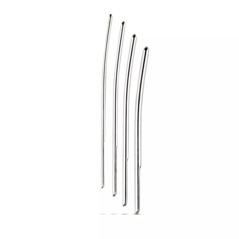Sinner Gear Single Ended Dilator Trainer Set 4 Piece - Urethral Sounds