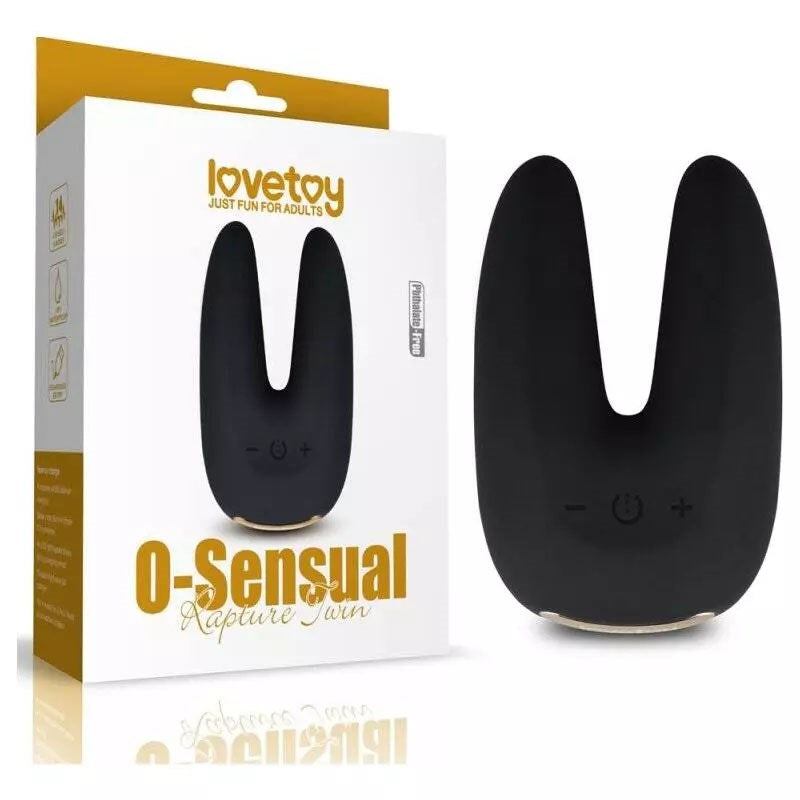 Lovetoy O Sensual Rapture Dual Motor Clit Massager Vibrator - - Clit Ticklers and Pulsators