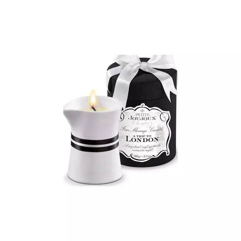 Petits Joujoux A Trip to London Massage Candle 190ml - - Bath and Intimate Fragrances