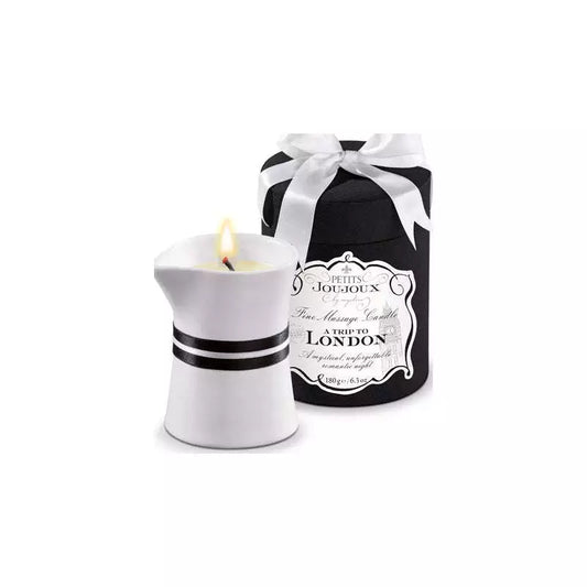 Petits Joujoux A Trip to London Massage Candle 190ml - Bath and Intimate Fragrances