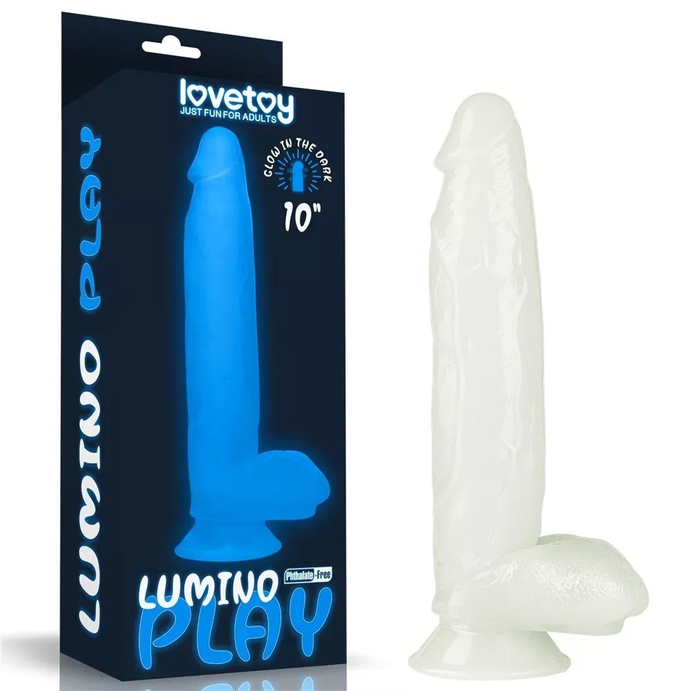 Lovetoy Lumino Play Realistic Dong 10 Inch - - Realistic Dildos