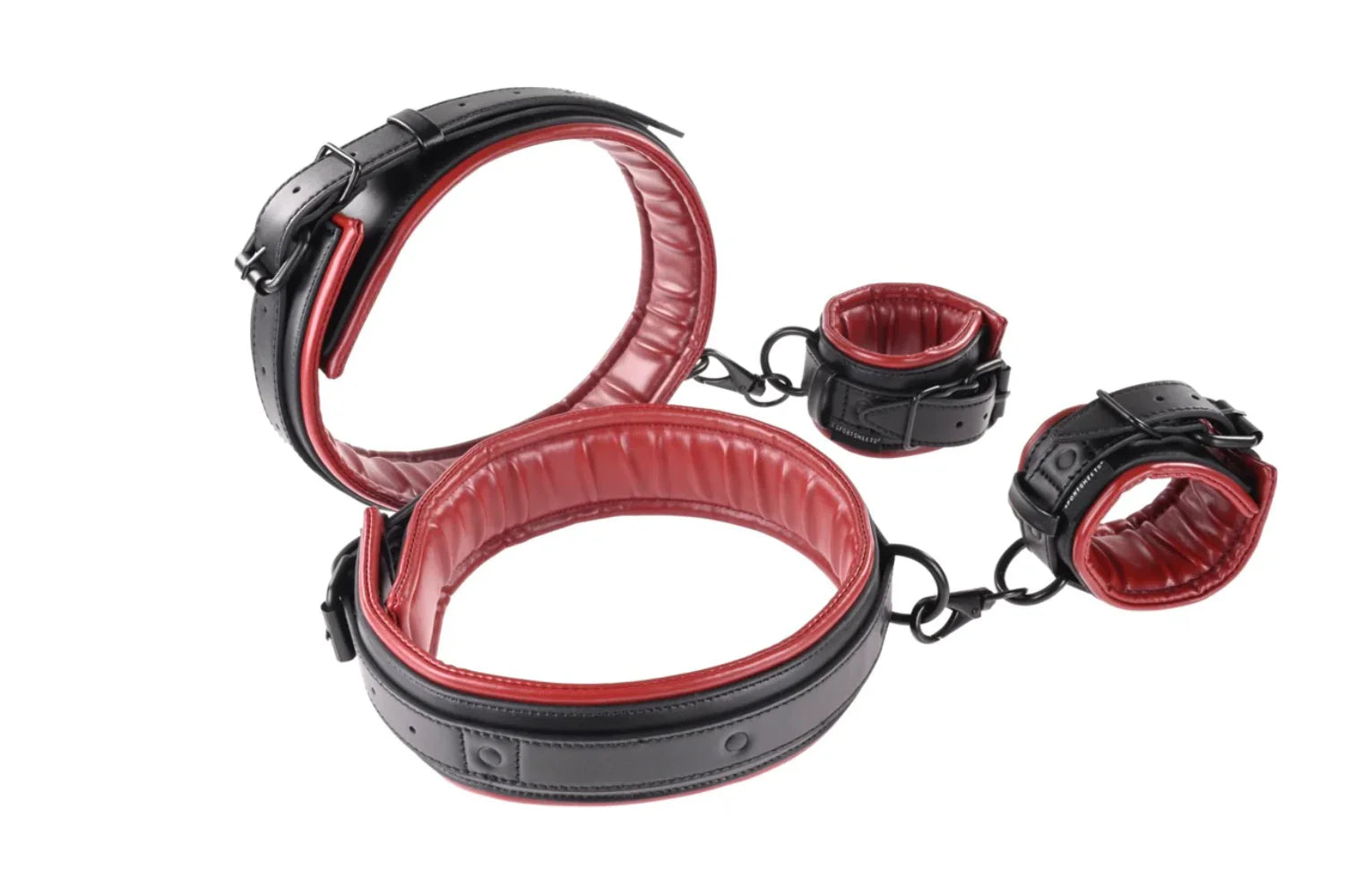 Saffron BDSM Play Thigh and Wrist Cuff Set - - Collars And Cuffs