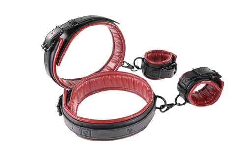 Sportsheets Saffron BDSM Thigh & Wrist Cuff Set - Versatile Intimate Restraints - Cuffs and Restraints