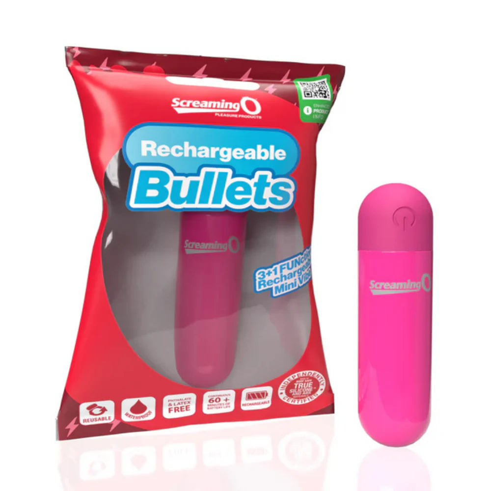 Screaming O Rechargeable Bullet Vibrator - - Cock Rings