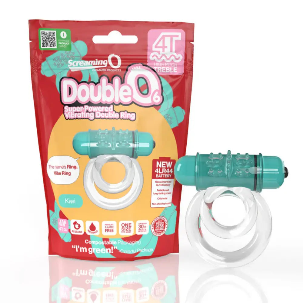 Screaming O 4T DoubleO 6 Vibrating Cock Ring - - Cock Rings