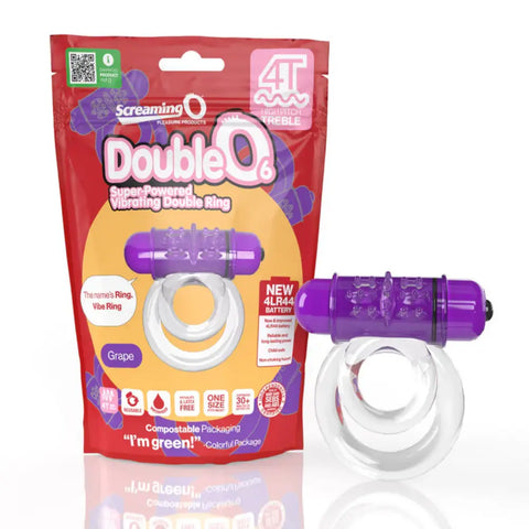 Screaming O 4T DoubleO 6 Vibrating Cock Ring - Cock Rings