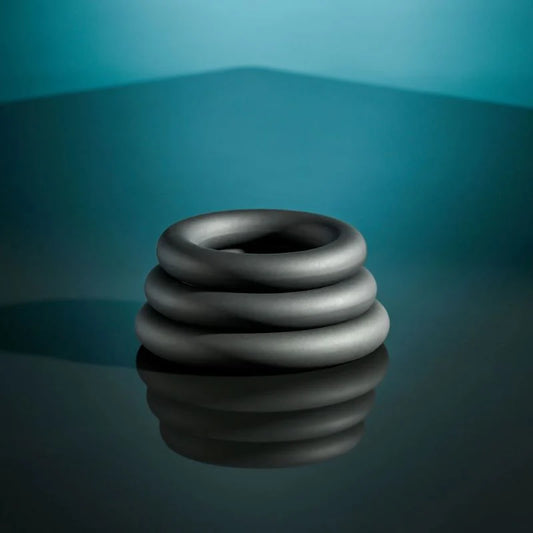 Selopa's Pleasure-Enhancing 3-Ring Circus Set - Cock Rings