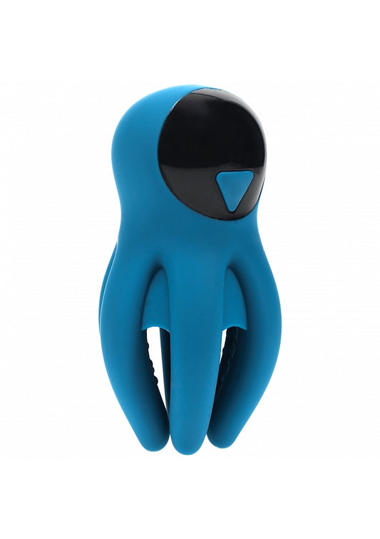 Shots LEVELZ Digital Vibrating Silicone Penis Head Stimulator - Masturbators and Strokers