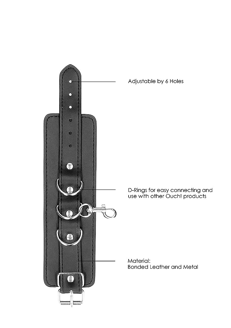 Shots Bonded Leather Hogtie With Hand and Ankle Cuffs - Cuffs And Restraints