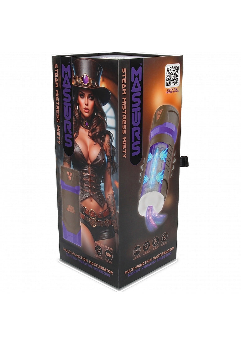 Shots Masturs Misty Steam Mistress Multi Function Masturbator - - Masturbators and Strokers