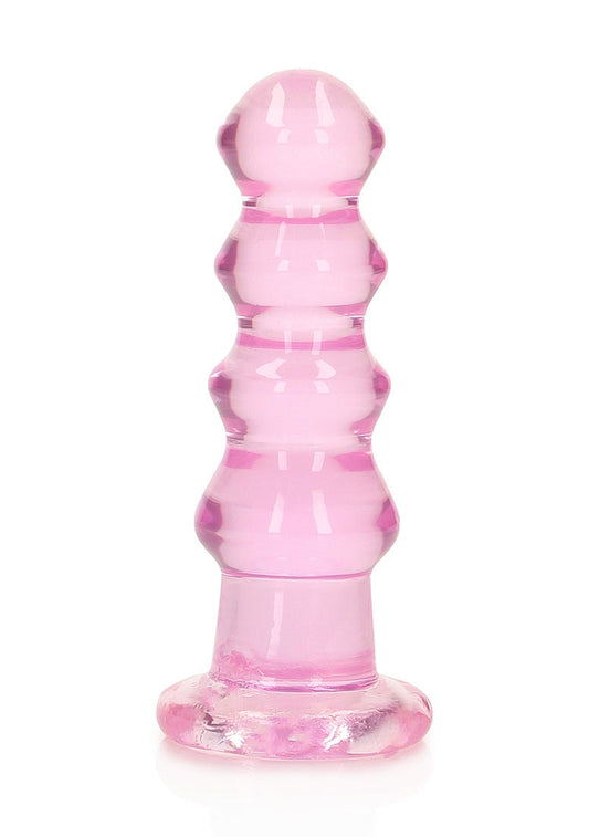Realrock Crystal Clear 5.5 Inch Curvy Dildo/Plug - Anal Dildos