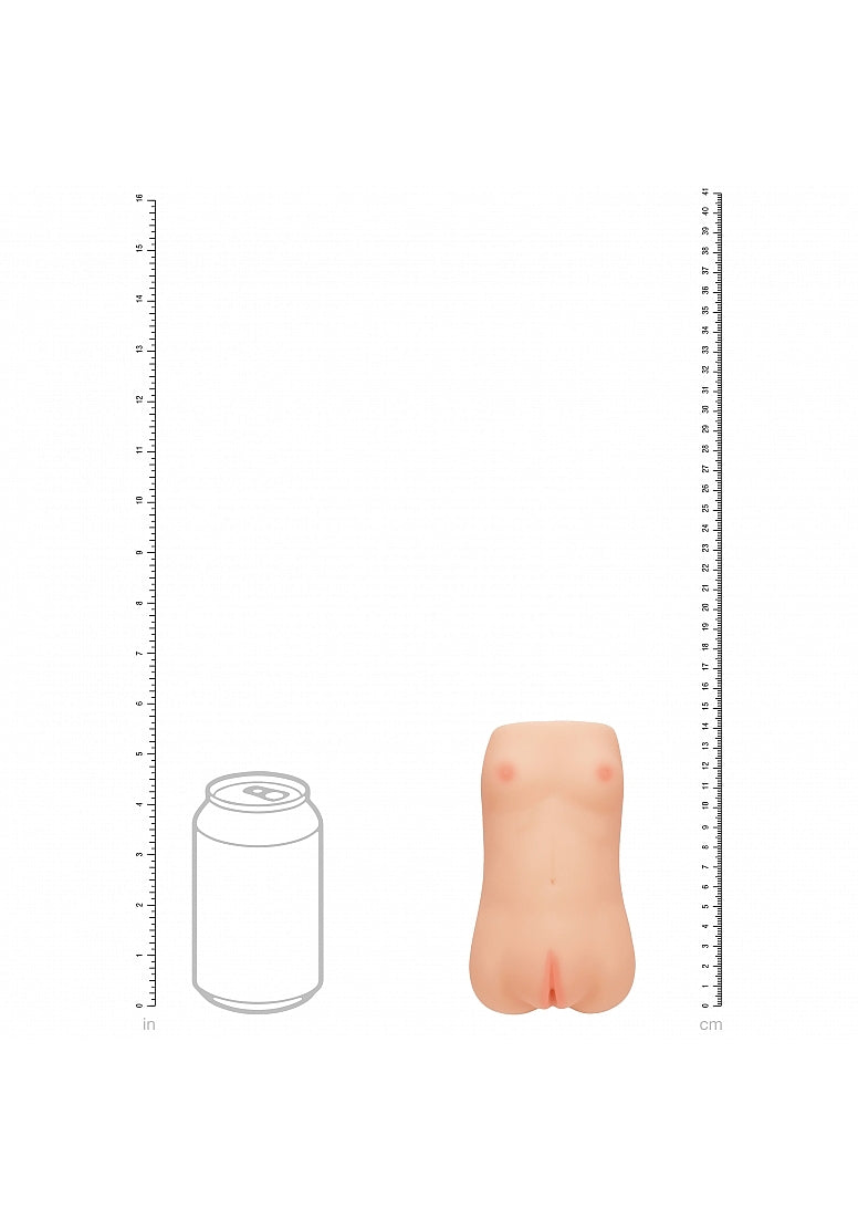 Shots Xkin RAW Slitline Realistic Pussy Stroker - Masturbators and Strokers