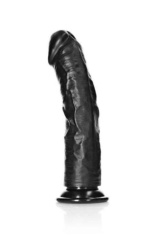Realrock Curved Realistic Dildo With Suction Cup 25.5cm - Realistic Dildos