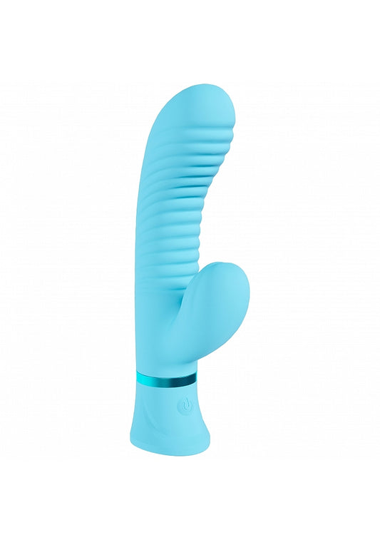 Shots Loveline Mystique 10 Speed Ribbed Rabbit Vibrator - Rabbit Vibrators