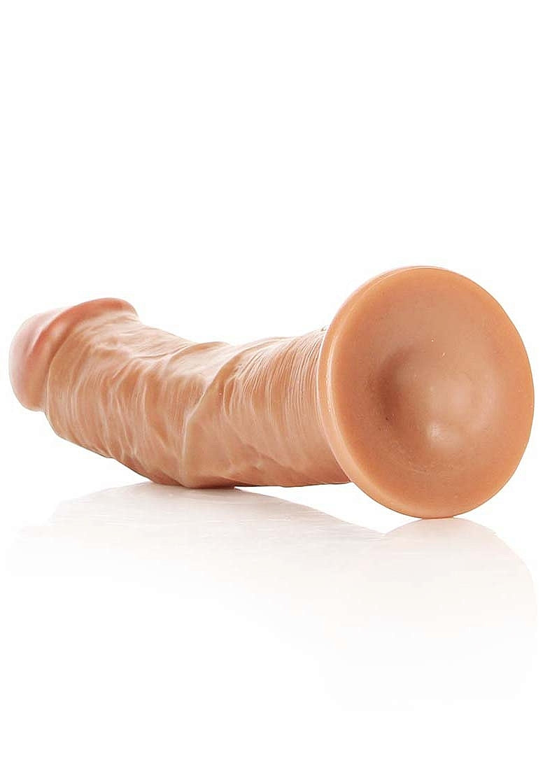 Realrock Curved Realistic Dildo with Suction Cup 18 cm - - Realistic Dildos