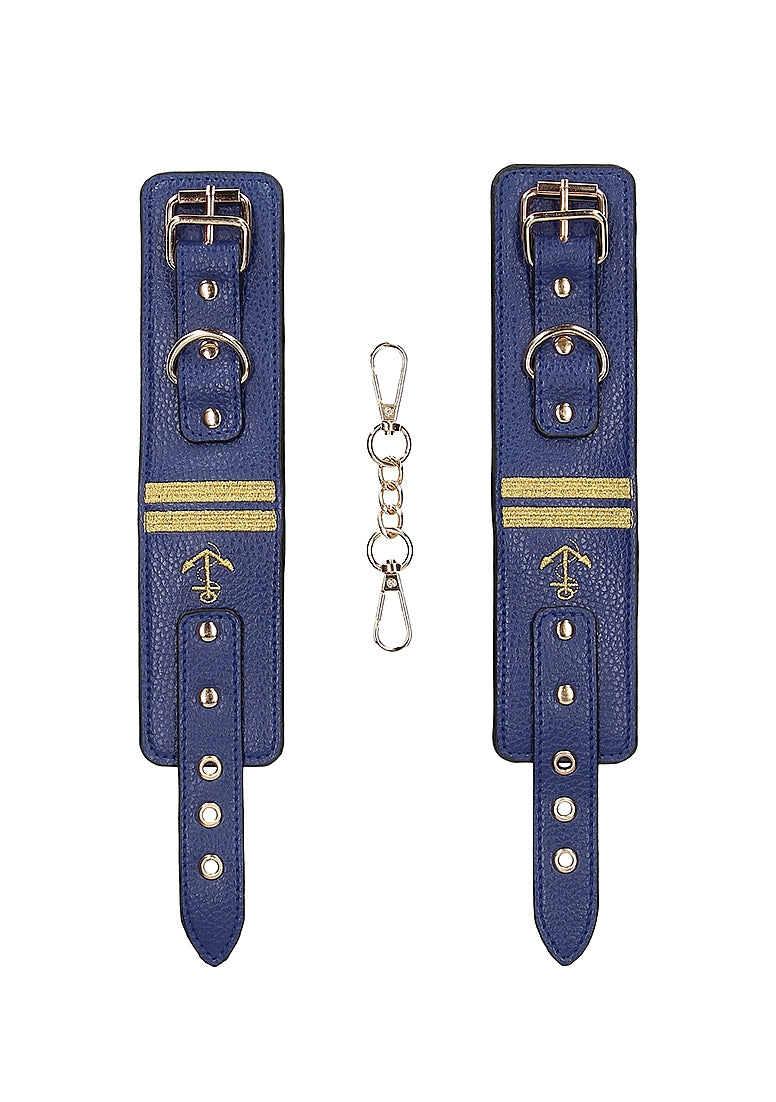 Shots Toys Sailor Theme Bondage Wrist Cuffs - - Cuffs And Restraints