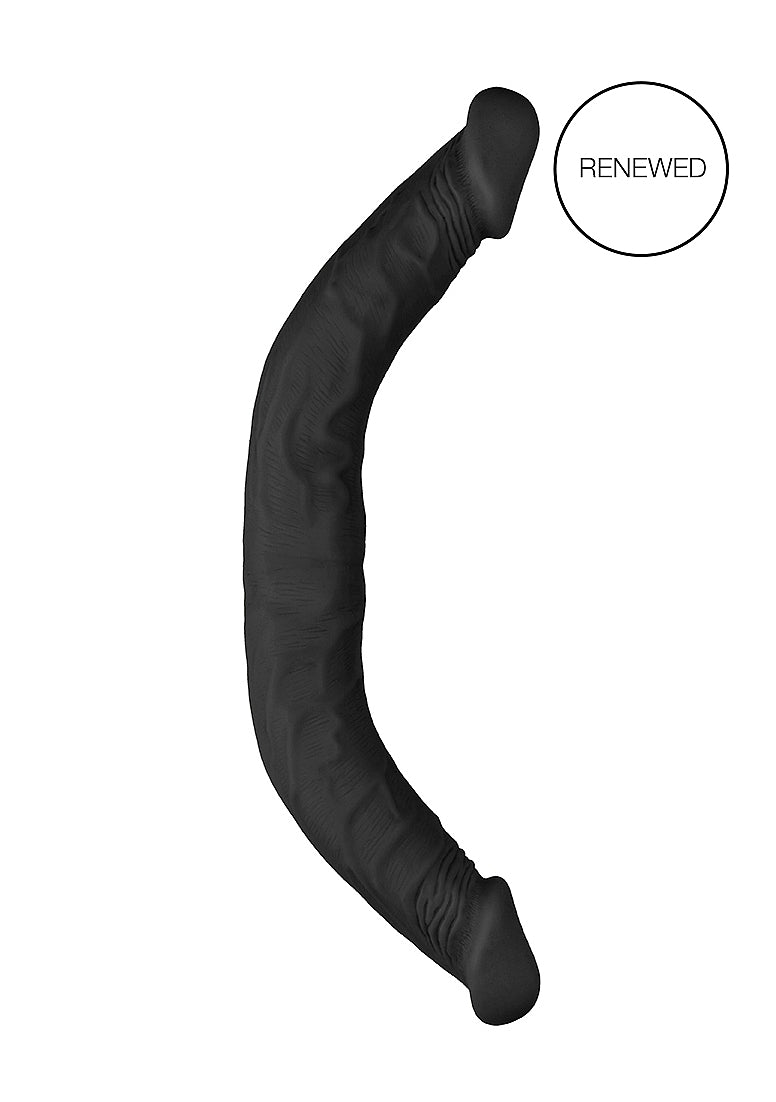 Realrock Double Ender Realistic Dong 18 Inches - Black - Double Ender