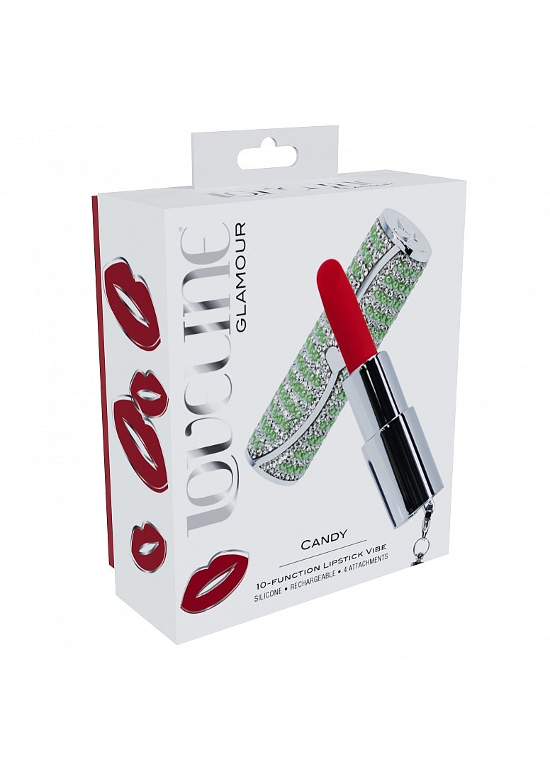 Shots Loveline Candy 10 Functions Lipstick Vibrator - - Personal Massagers