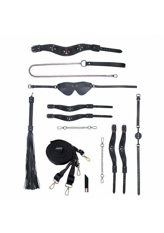 Shots Ouch! Venice Collection Bondage Kit with Bag - Bondage Kits
