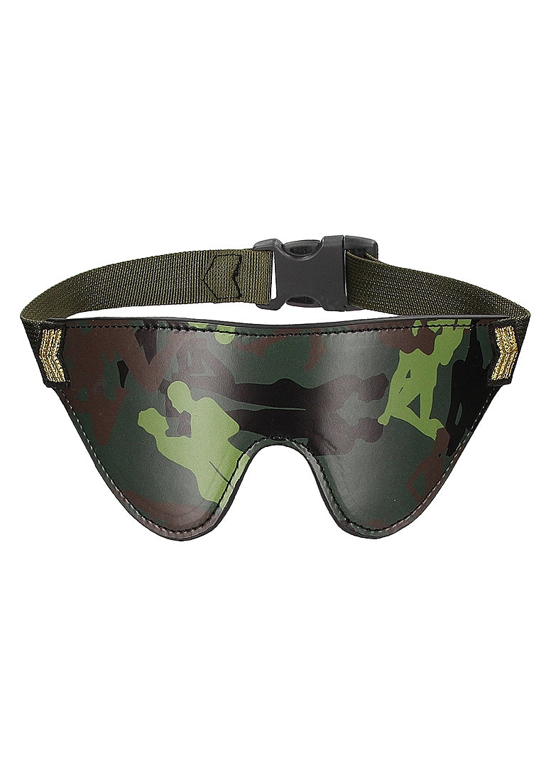 Shots Toys Army Theme BDSM Play Eye Mask - - Masks And Blindfolds