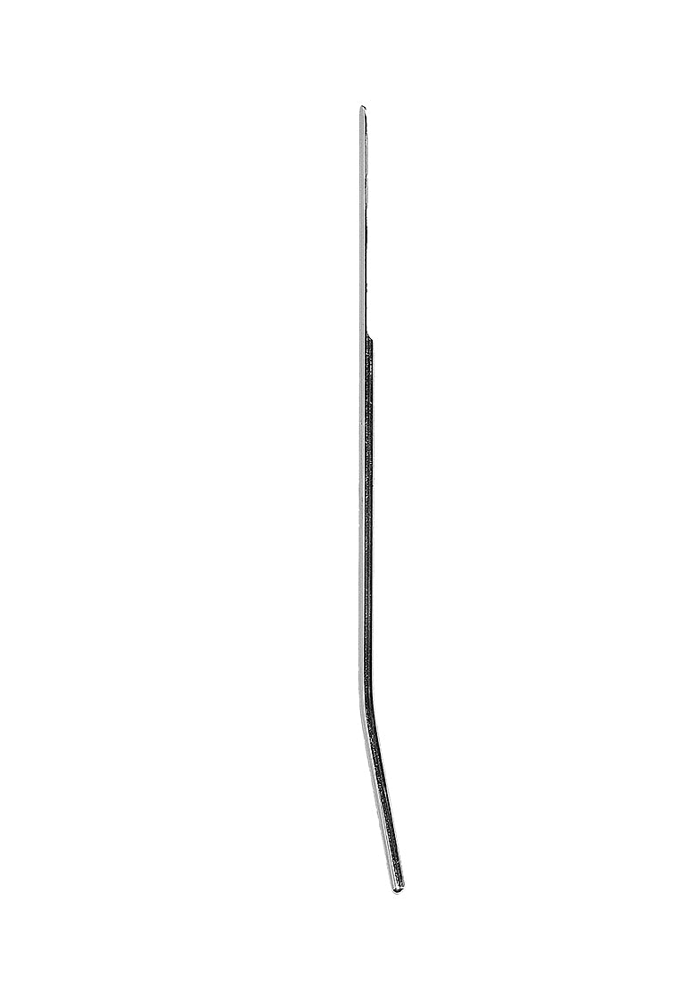 Shots Urethral Sounding Stainless Steel Dilator Black - 4MM - Urethral Sounds