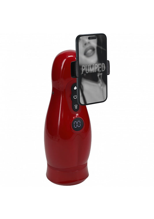 Shots PUMPED Virtuo 10 Function Vibrating Male Masturbator - Masturbators and Strokers