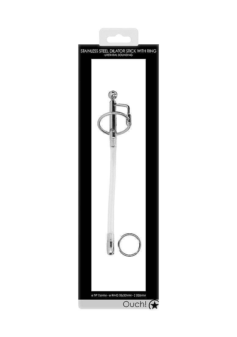 Shots Urethral Sounding Stainless Steel Dilator Stick - - Urethral Sounds