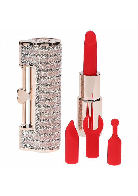 Shots Loveline Angel 10 Functions Lipstick Vibrator - Personal Massagers