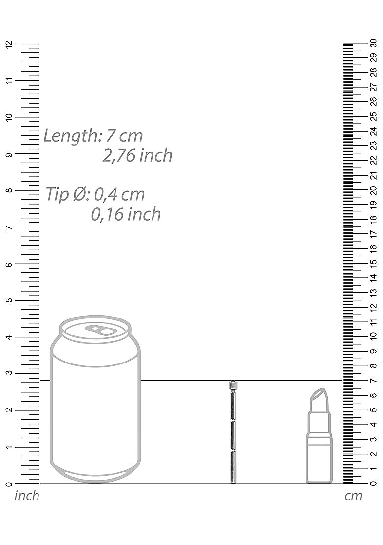 Shots Urethral Sounding Stainless Steel Stick - Urethral Sounds