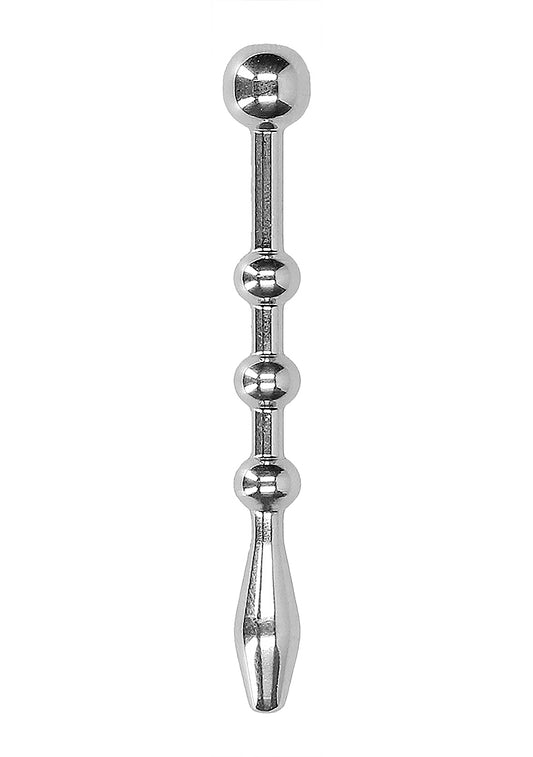 Shots Toys Urethral Sounding Metal Plug with 6 mm Tip - Urethral Sounds