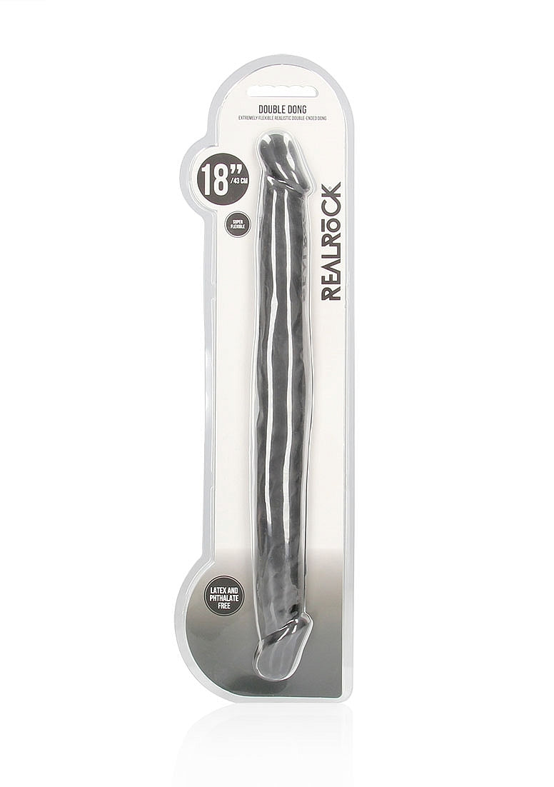 Realrock Double Ender Realistic Dong 18 Inches - - Double Ender